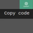 ChatGPT Code Copy Extension - Chrome Extension Logo