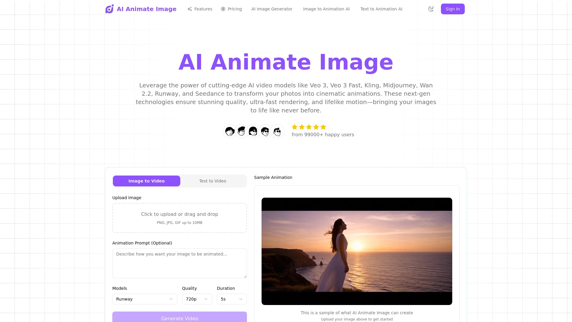 AI Animate Image - AI Tool Ocean