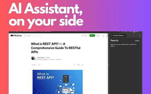 AI Article Assistant - Chrome Extension - AI Tool Ocean