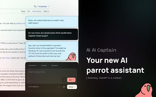 AI Cap’n - Chrome Extension - AI Tool Ocean