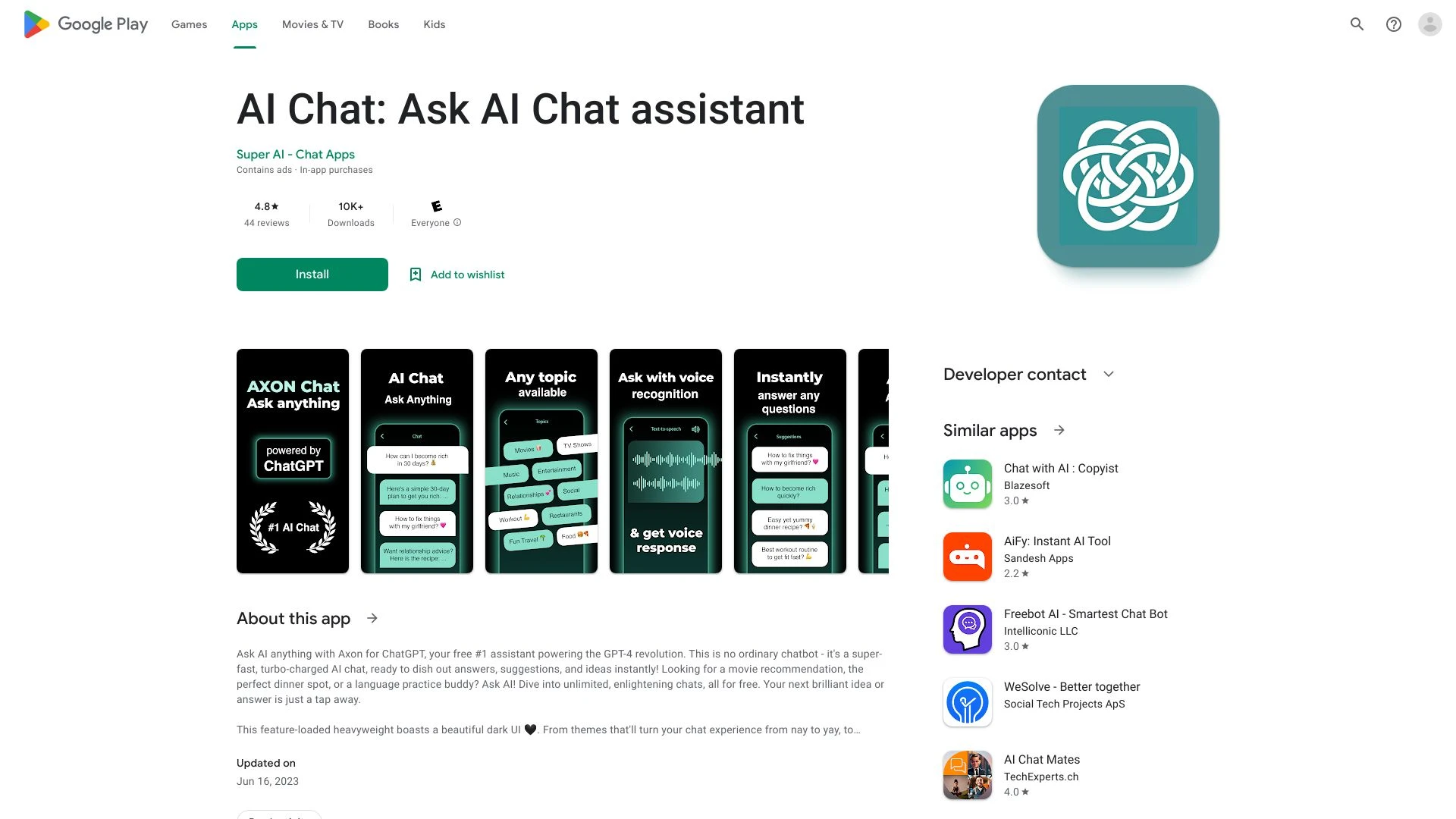 AI Chat: Ask AI Chat assistant - AI Tool Ocean