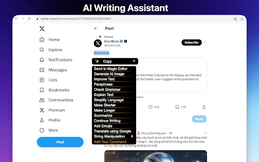 AI Chrome Extension powered by ChatGPT - Magictool AI - Chrome Extension - AI Tool Ocean