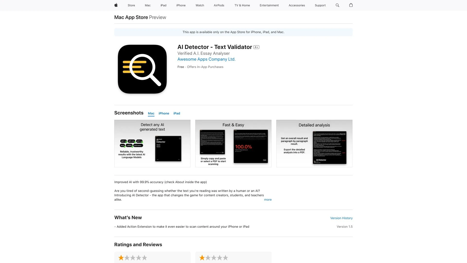 AI Detector - Text Validator - AI Tool Ocean
