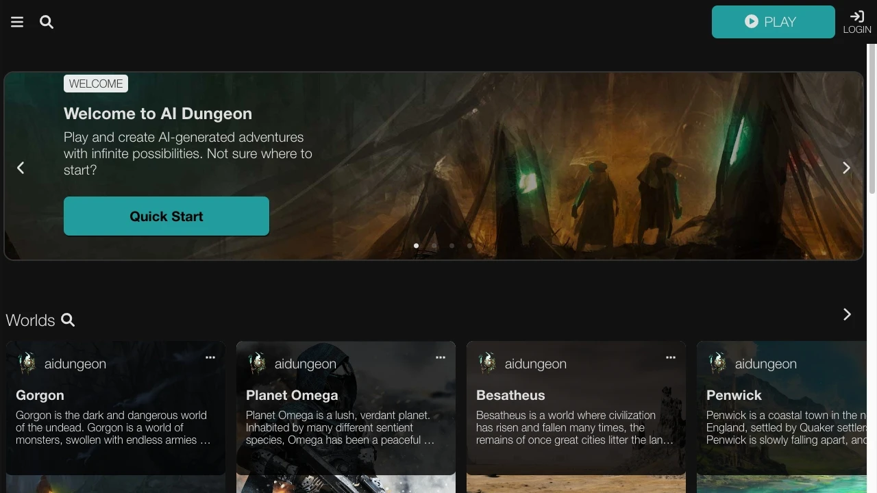 AI Dungeon - AI Tool Ocean