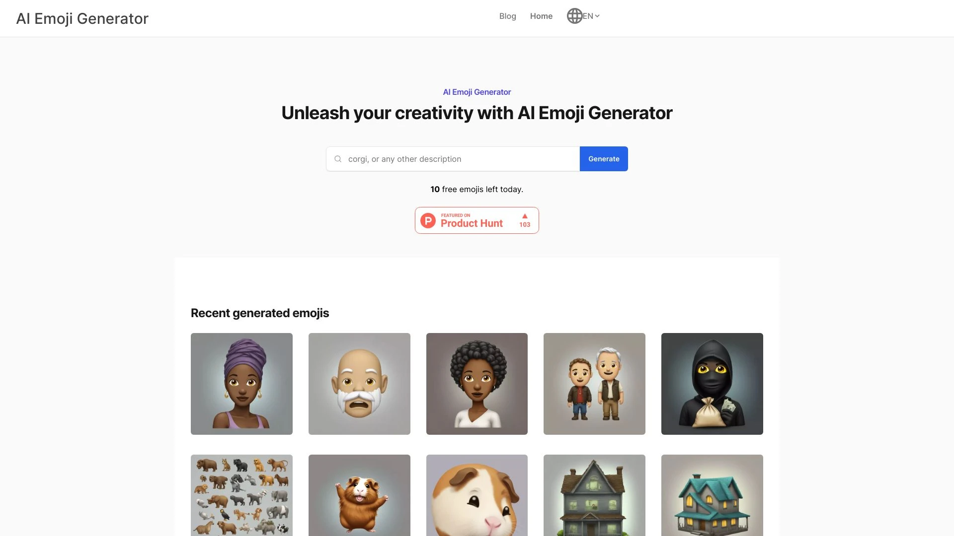 AI Emoji Generator - AI Tool Ocean