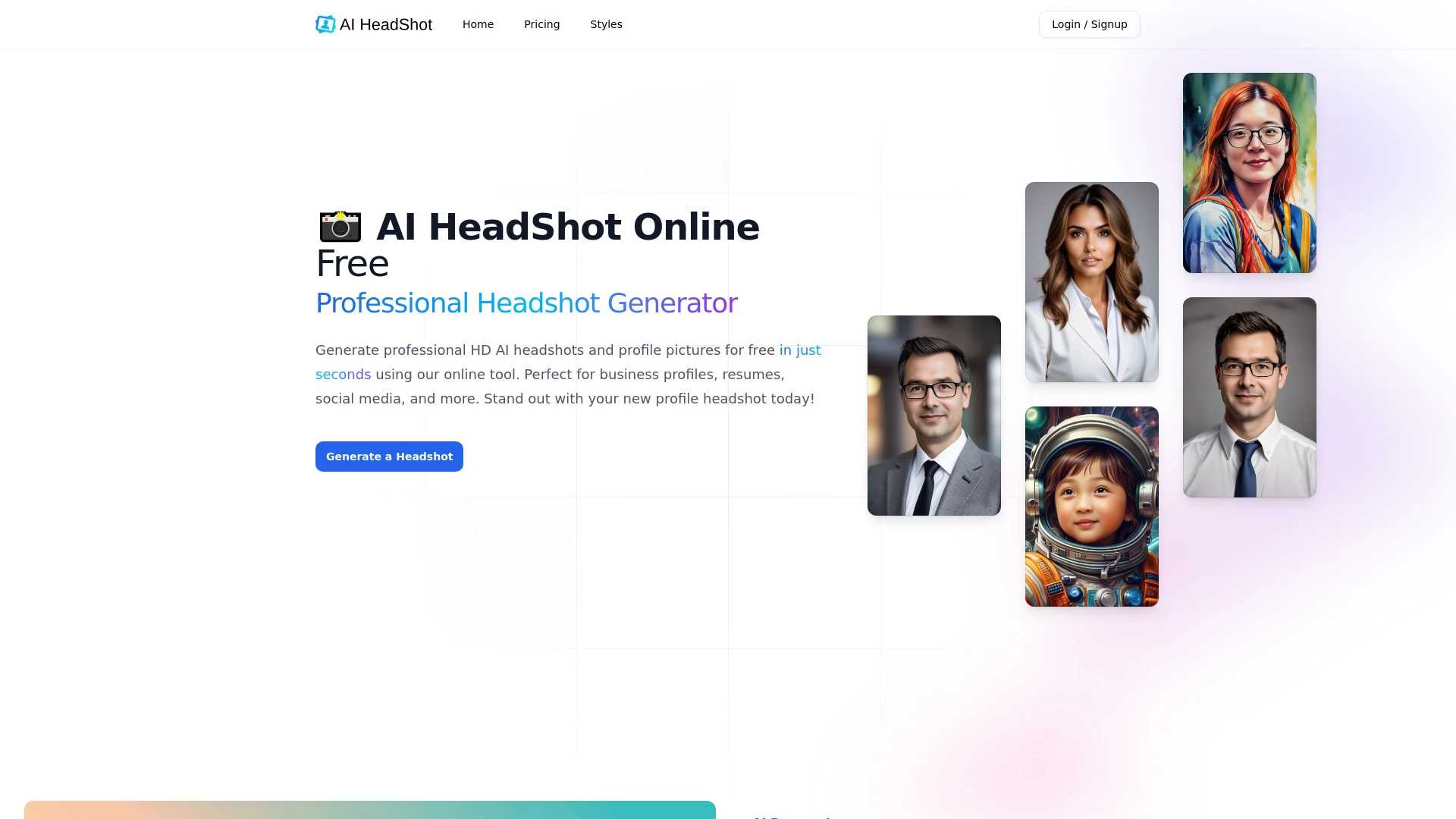 AI-HeadShot.online - AI Tool Ocean