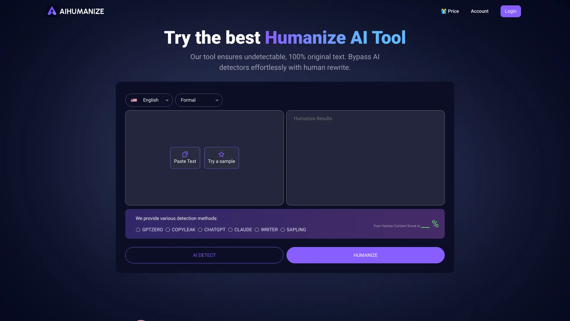 AI Humanize - AI Tool Ocean