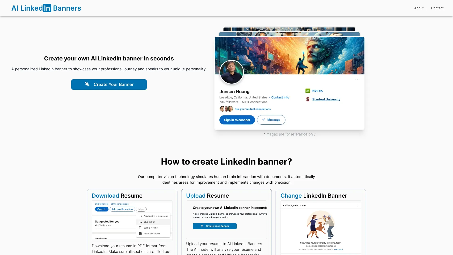 AI LinkedIn Banners - AI Tool Ocean
