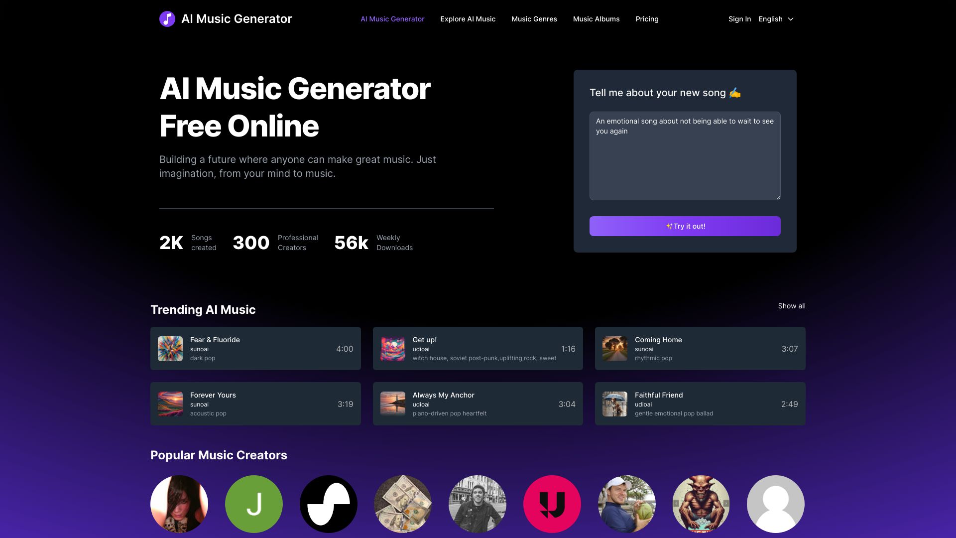 AI Music Generator - AI Tool Ocean