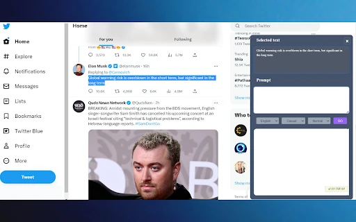 AI ON THE GO - Chrome Extension - AI Tool Ocean