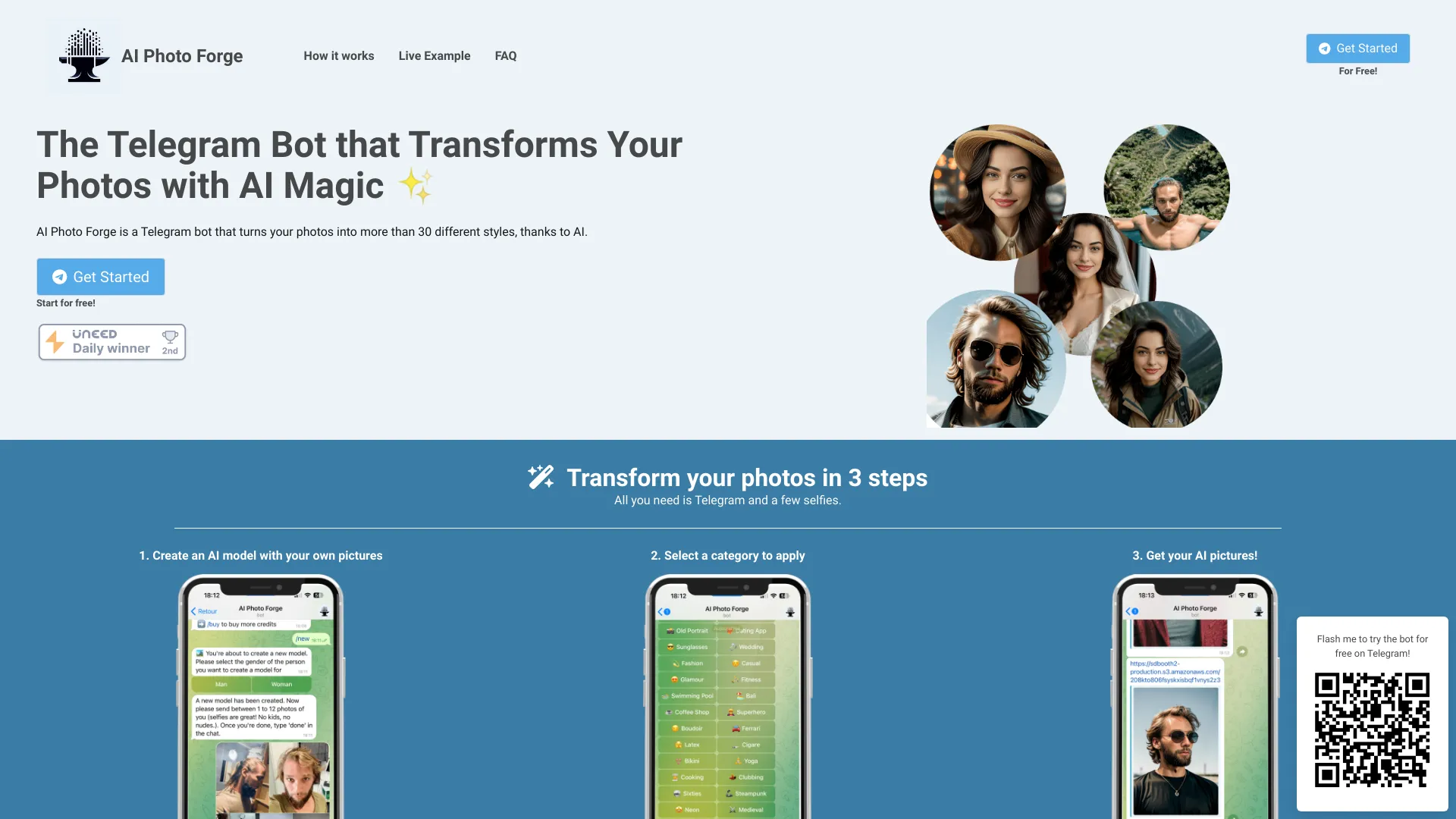 AI Photo Forge - AI Tool Ocean