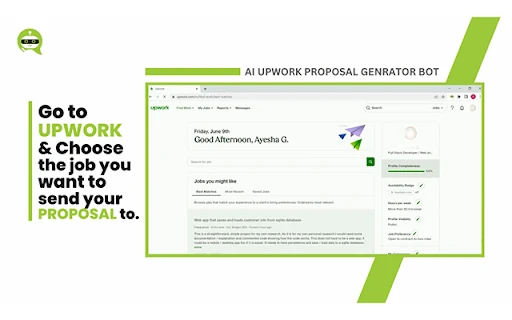 AI-powered Upwork Proposal Bot - Chrome Extension - AI Tool Ocean