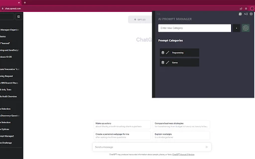 AI Prompt Manager - Chrome Extension - AI Tool Ocean
