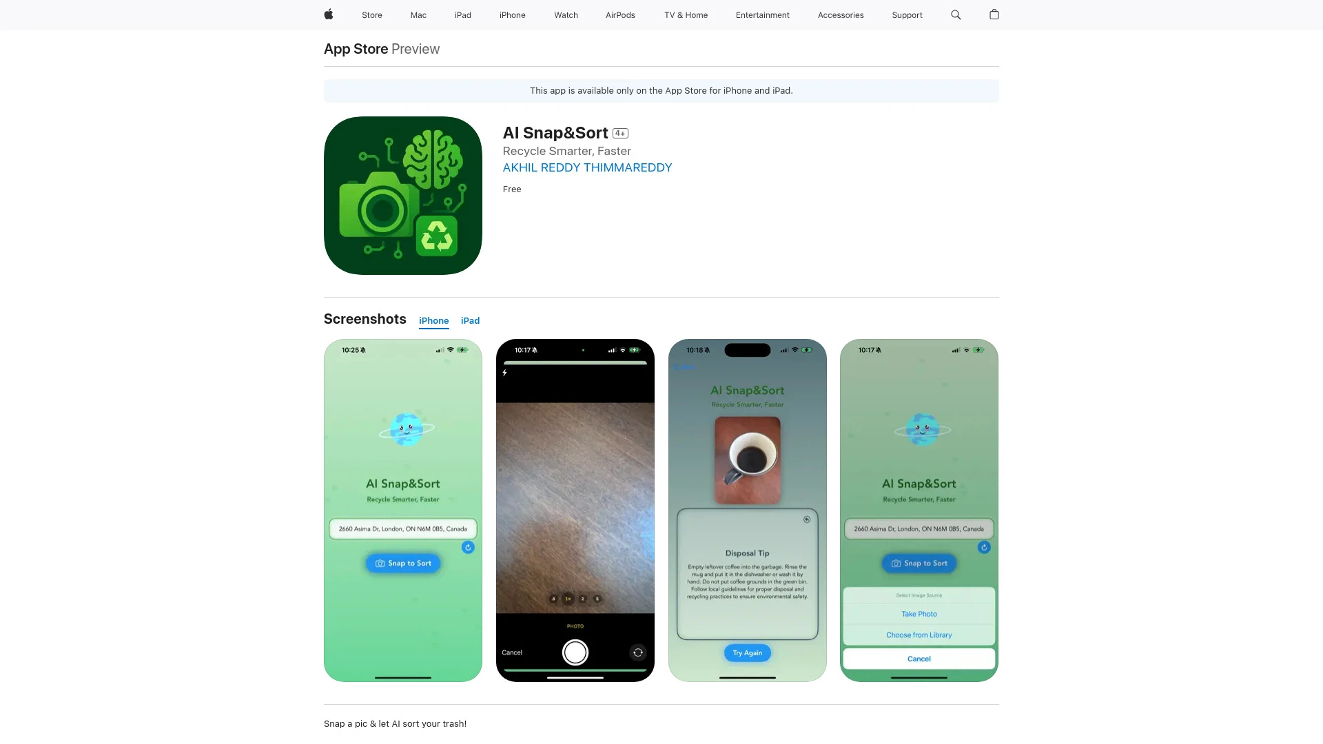 AI Snap&Sort - AI Tool Ocean
