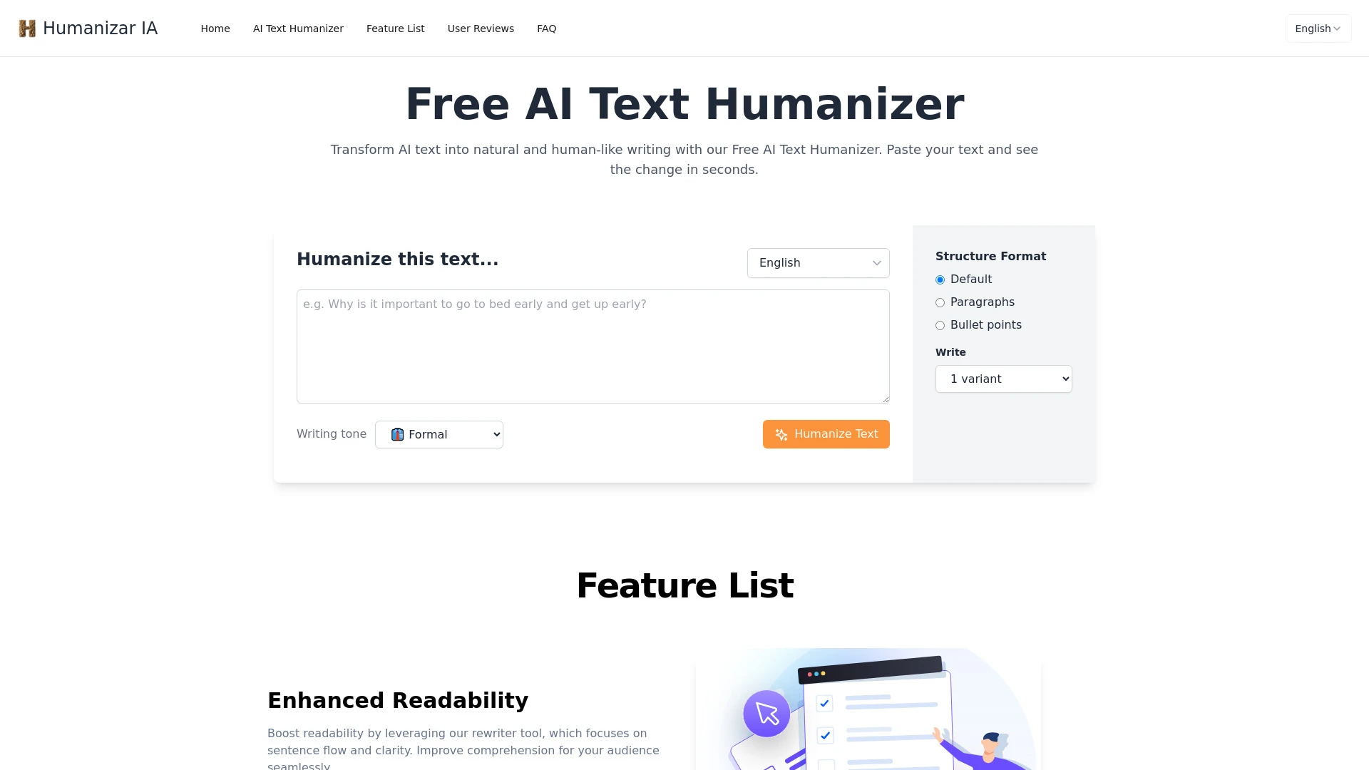 AI-Text-Humanizer - AI Tool Ocean