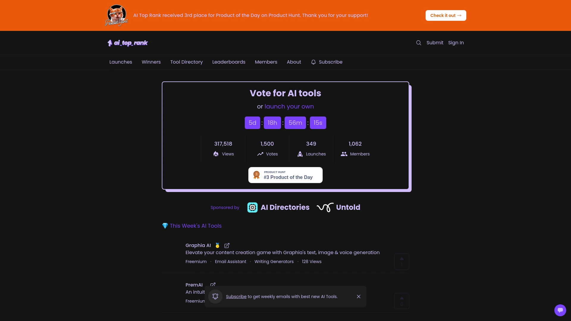 AI Top Rank - AI Tool Ocean
