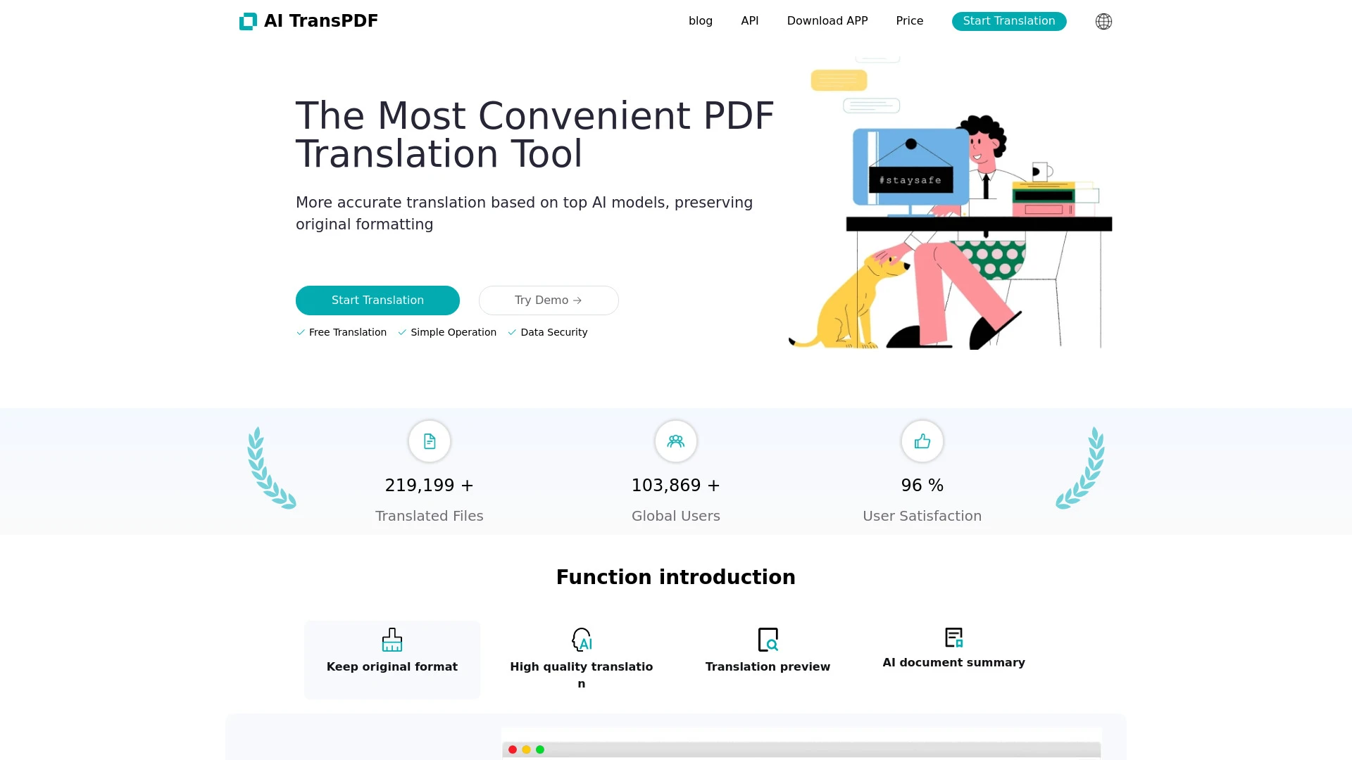 AI TransPDF - AI Tool Ocean