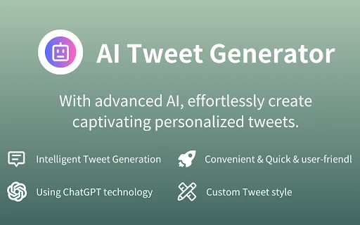 AI Tweet Generator - Chrome Extension - AI Tool Ocean