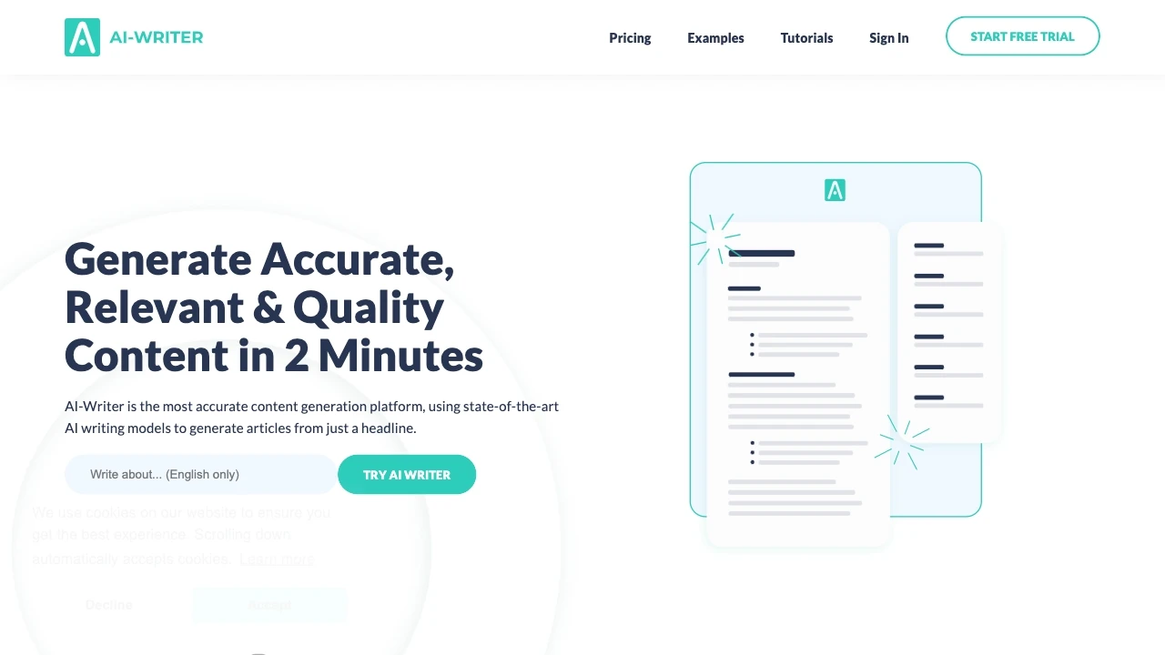 AI-Writer.com - AI Tool Ocean