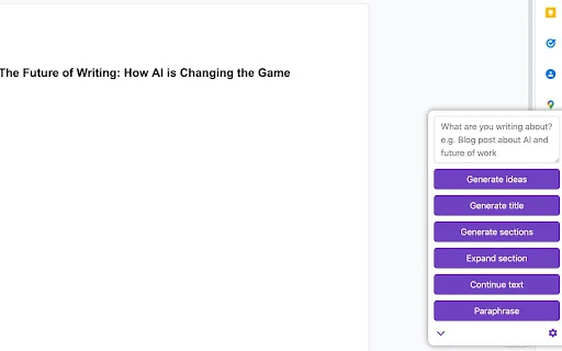 AI Writing Assistant - Chrome Extension - AI Tool Ocean