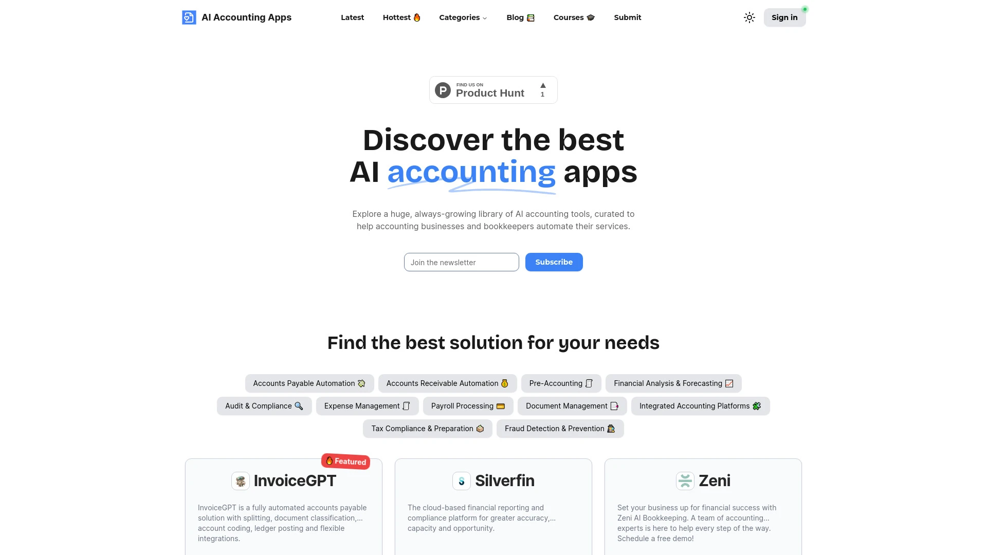 AIAccountingApps.com - AI Tool Ocean