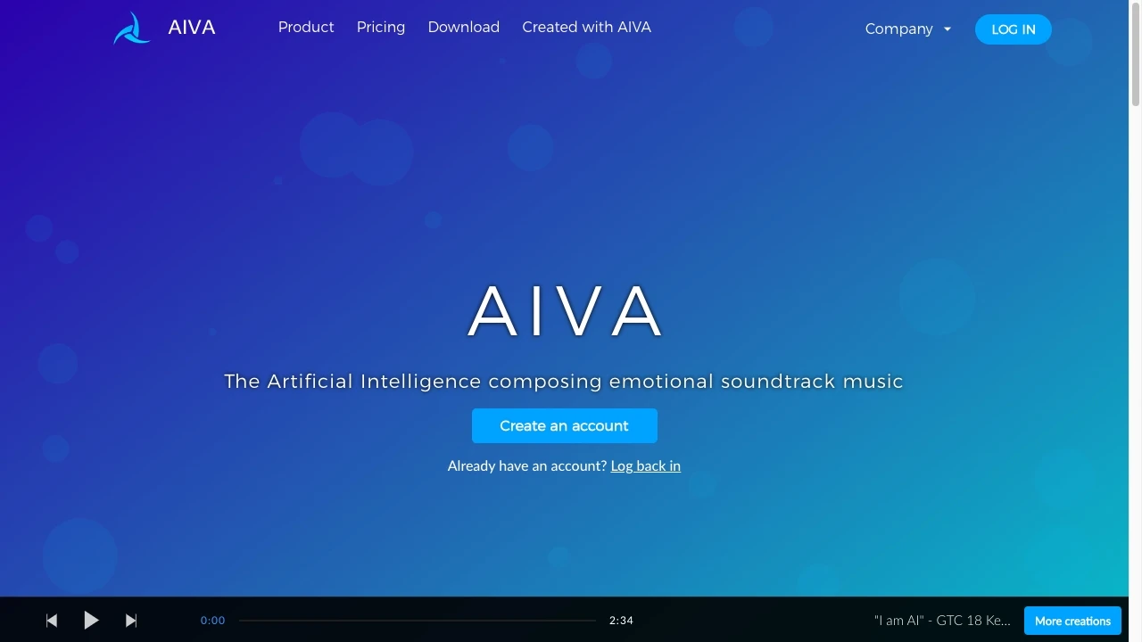 AIVA - AI Tool Ocean