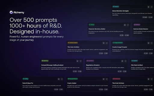 Alchemy for ChatGPT - Chrome Extension - AI Tool Ocean