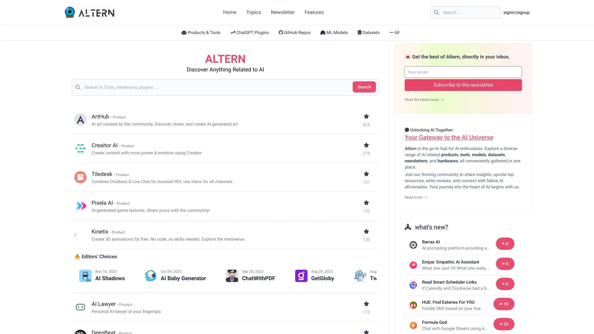 Altern - AI Tool Ocean