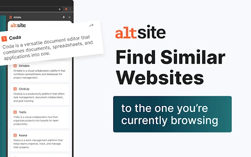 Altsite - Chrome Extension - AI Tool Ocean