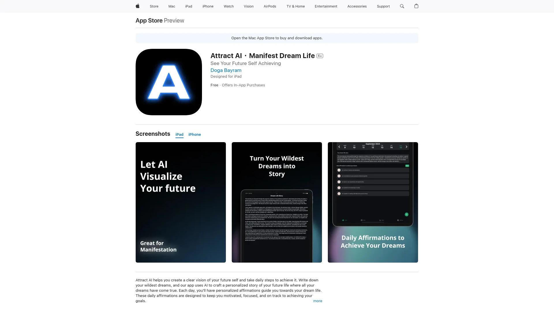 Attract AI・Manifest Dream Life - AI Tool Ocean