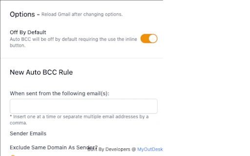 Automatic CC & BCC for Gmail - Chrome Extension - AI Tool Ocean