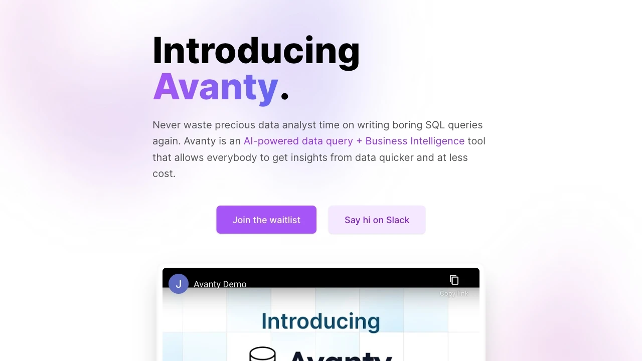 Avanty - AI Tool Ocean