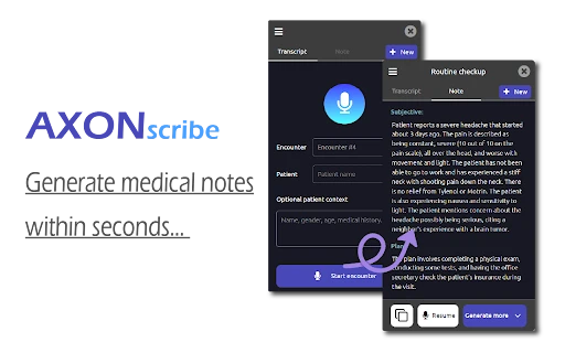 AXONscribe - Chrome Extension - AI Tool Ocean