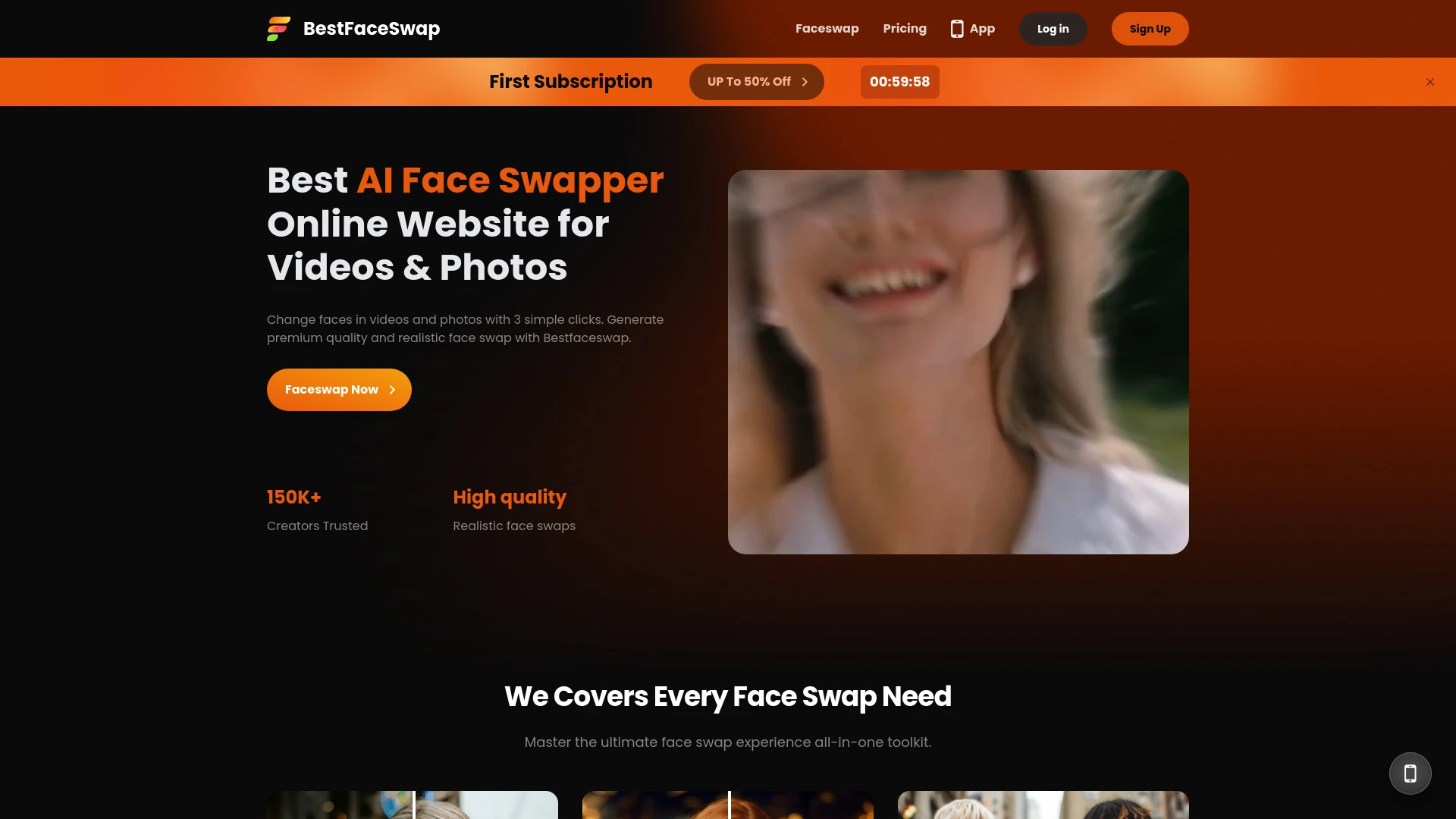 BestFaceSwap - AI Tool Ocean