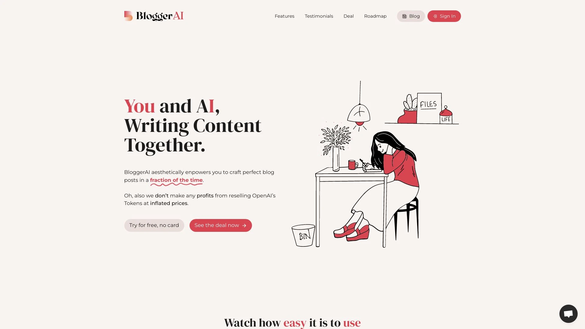 BloggerAI - AI Tool Ocean