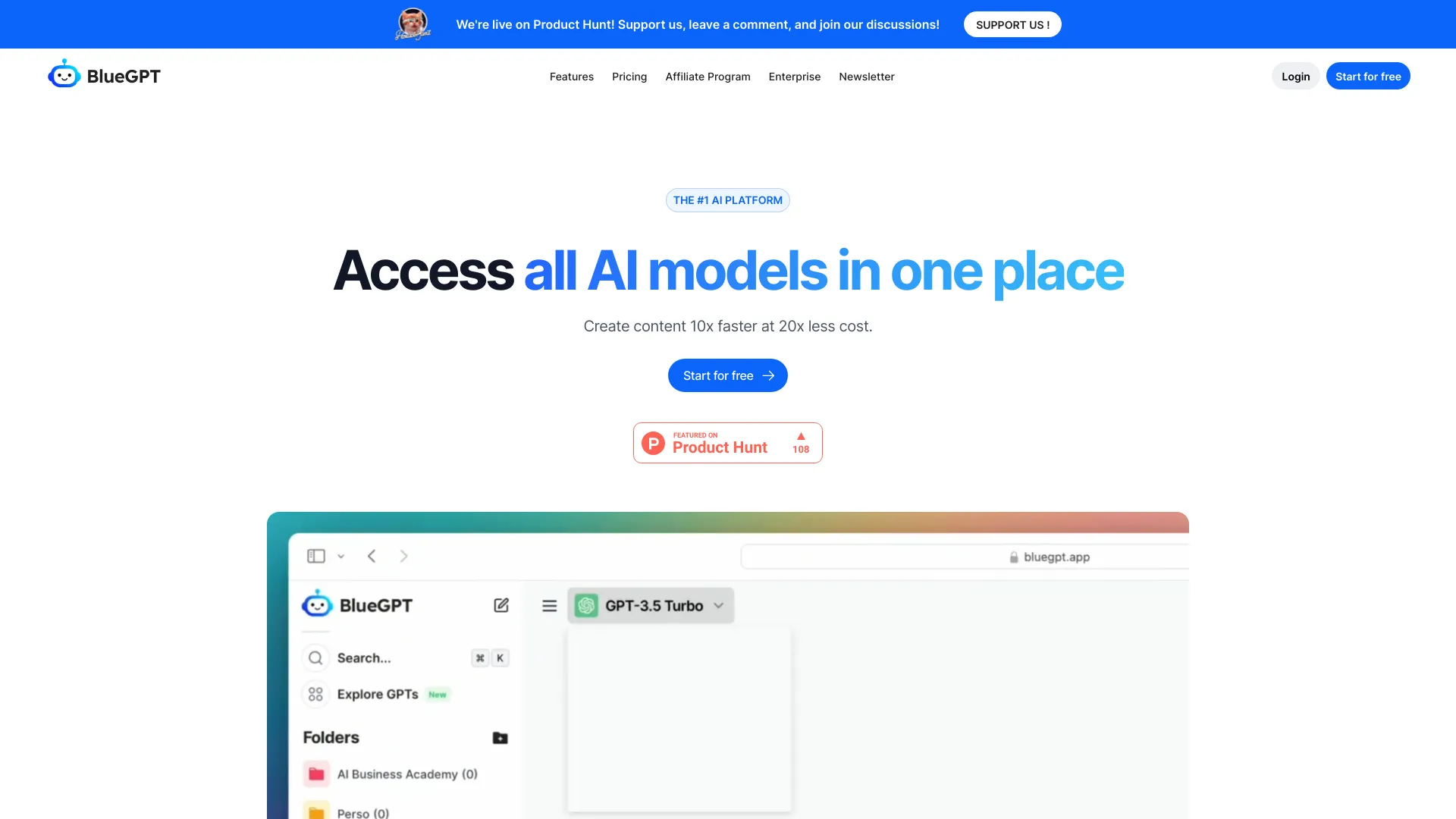 BlueGPT - AI Tool Ocean