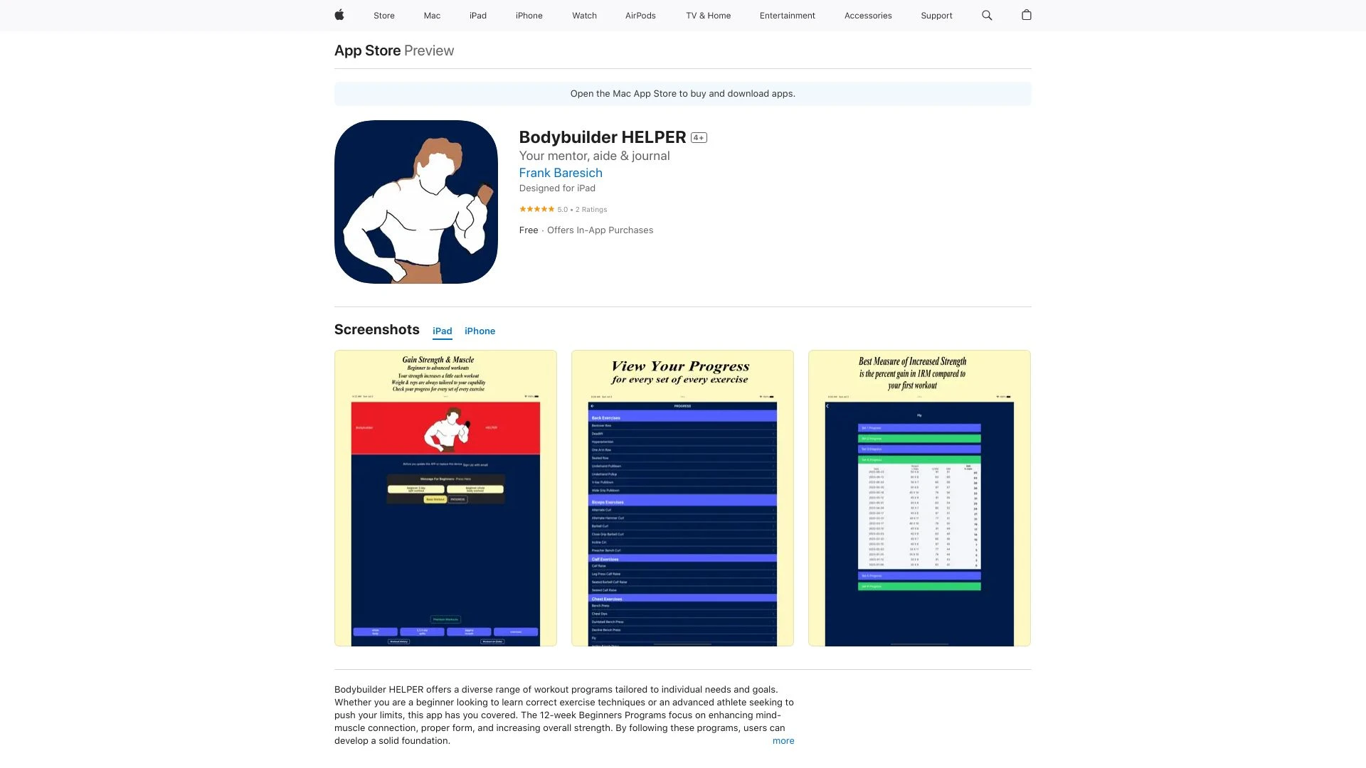 Bodybuilder HELPER - AI Tool Ocean