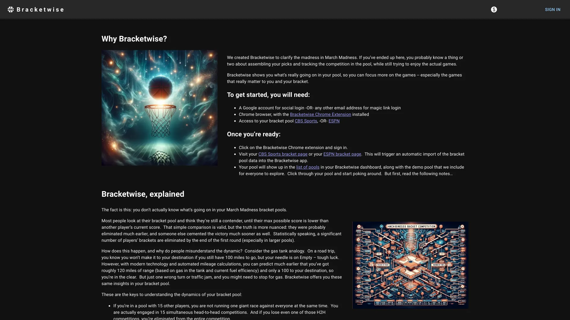Bracketwise - AI Tool Ocean
