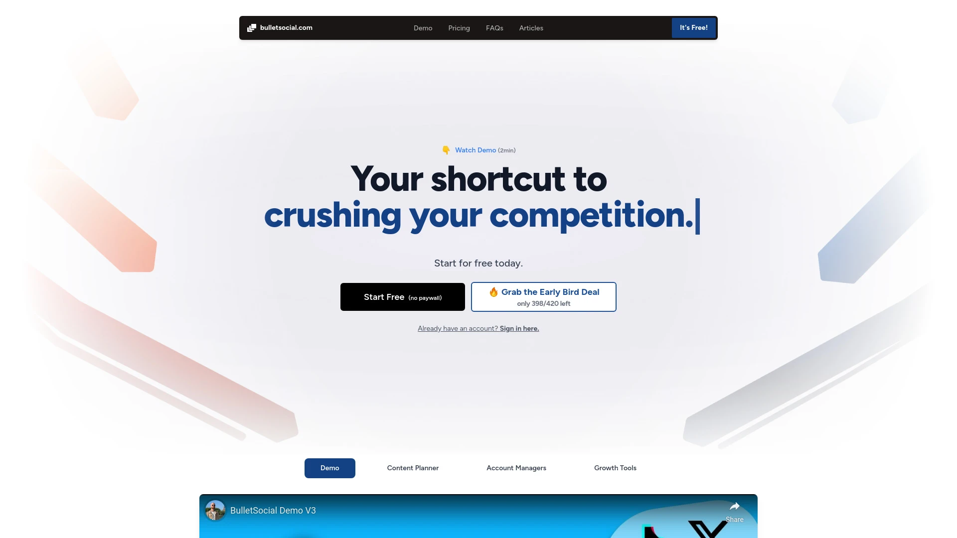 BulletSocial - AI Tool Ocean