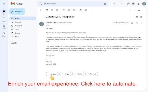 CakeAI - Chrome Extension - AI Tool Ocean