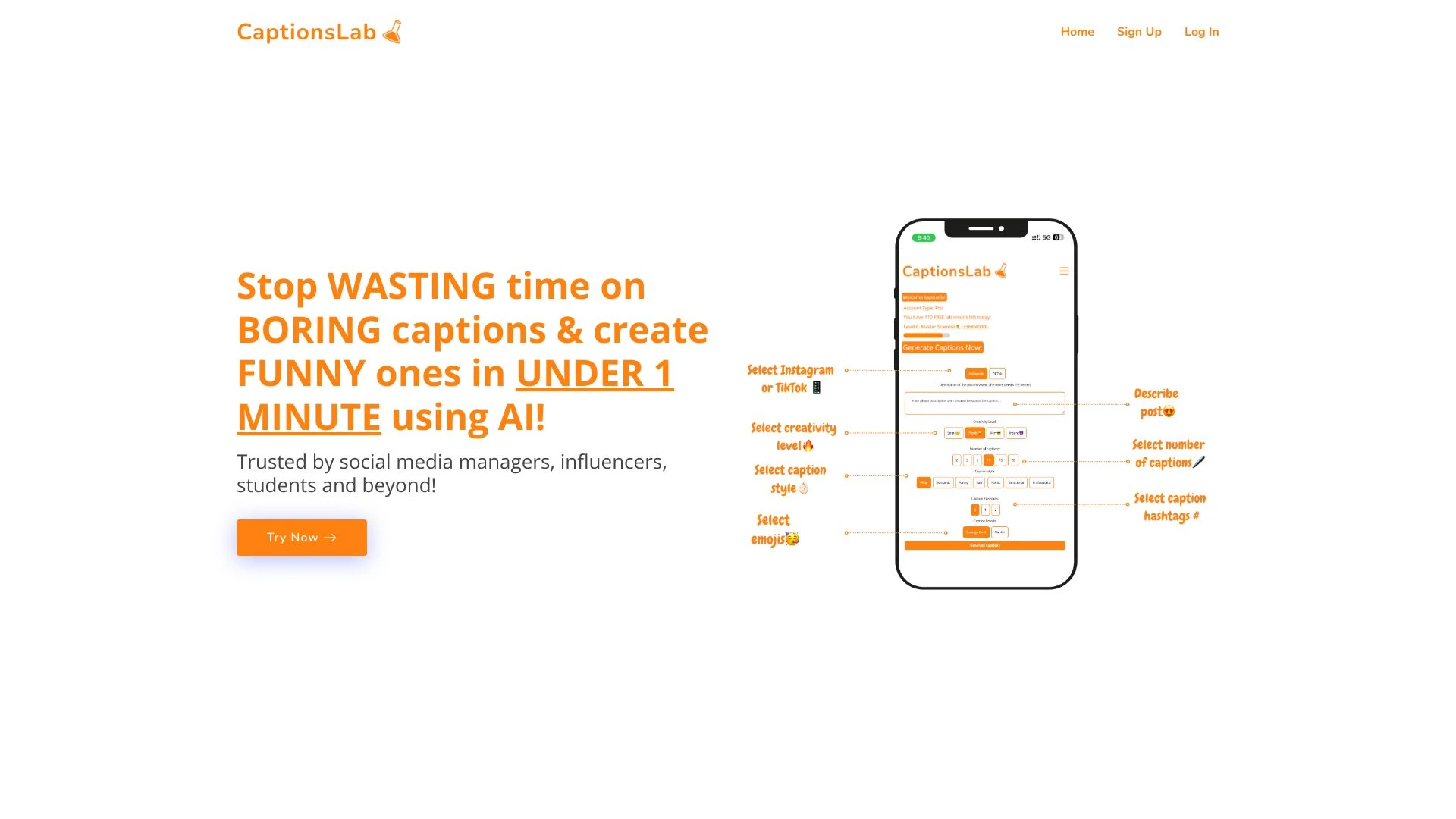 CaptionsLab - AI Tool Ocean
