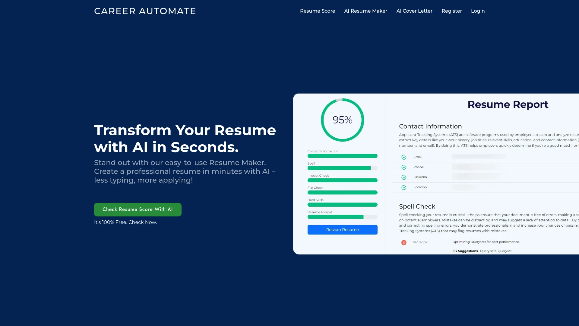 Career Automate - AI Tool Ocean