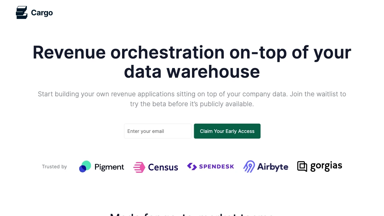 Cargo - AI Tool Ocean