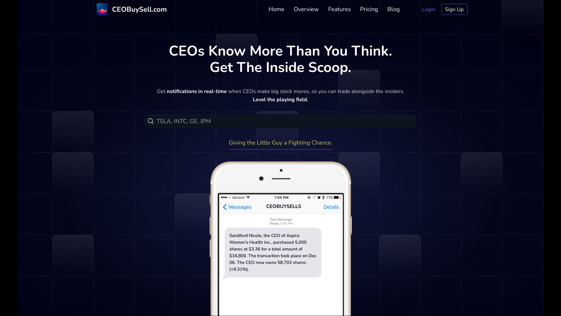CEOBUYSELL - AI Tool Ocean