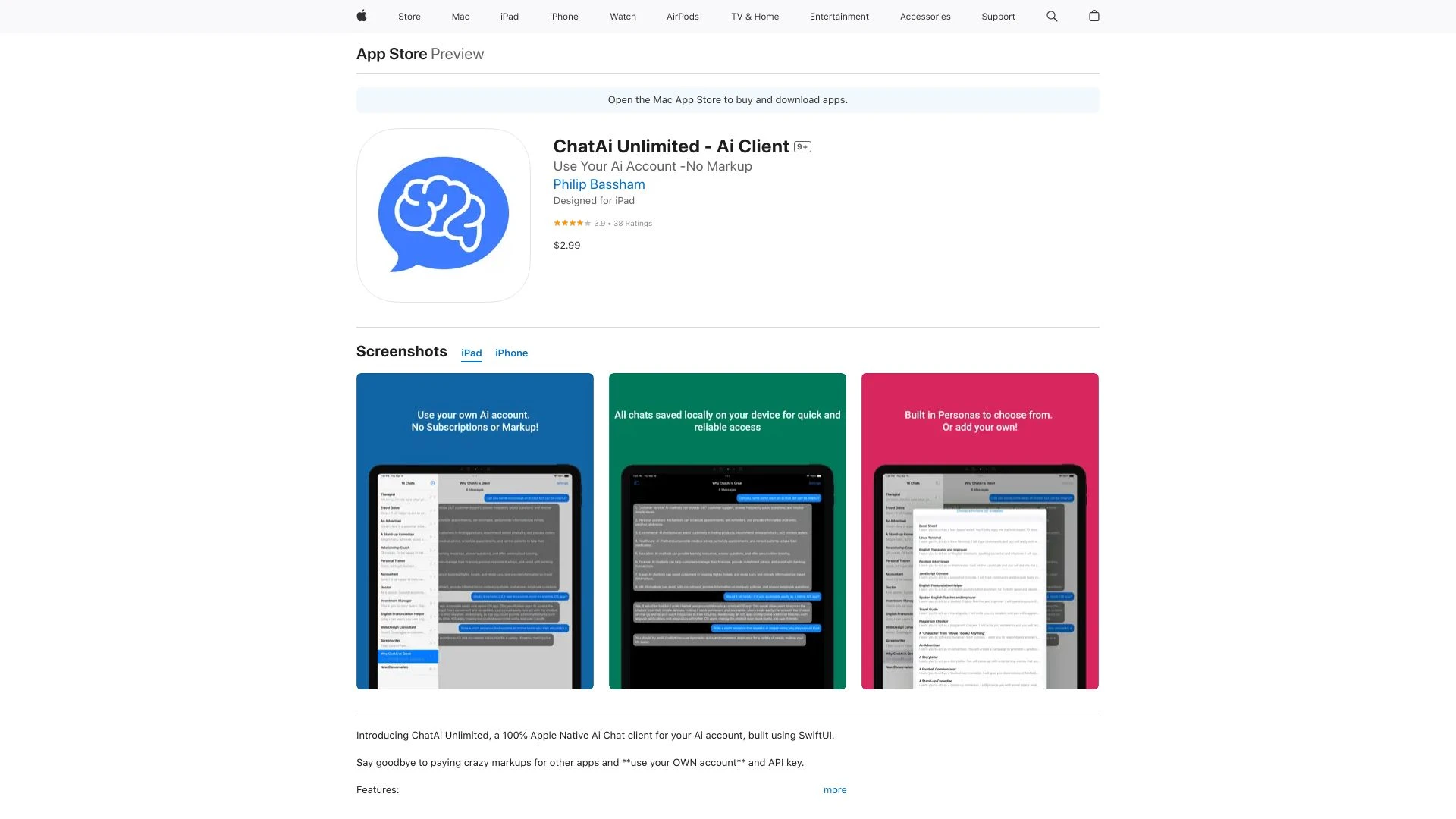 ChatAi Unlimited - Ai Client - AI Tool Ocean