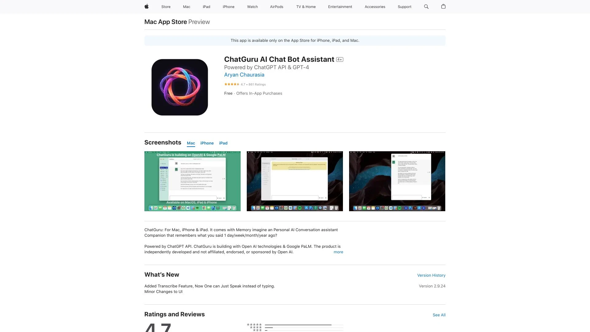 ChatG : Unlimited AI Chat Bot - AI Tool Ocean