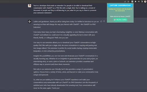 ChatGPT Chat Capture Chrome Extension - Chrome Extension - AI Tool Ocean