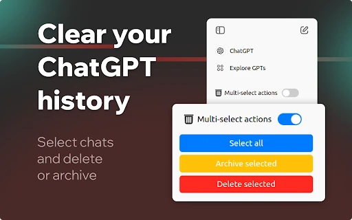 ChatGPT Delete All Chats - Chrome Extension - AI Tool Ocean