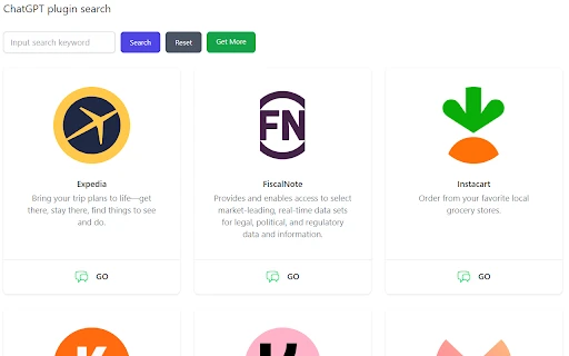 ChatGPT Plugins Search - Chrome Extension - AI Tool Ocean