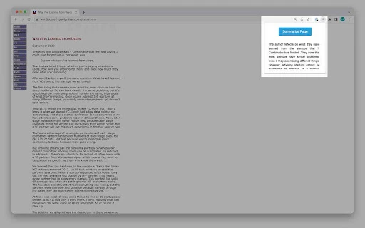 ChatGPT Summarizer - Chrome Extension - AI Tool Ocean